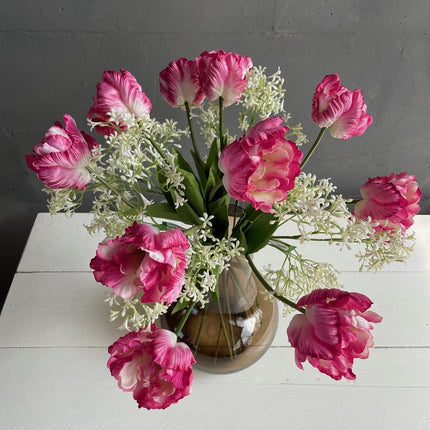 Flores artificiales - Ramo L - Glamour romántico - ↕80cm