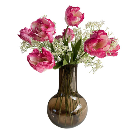Flores artificiales - Ramo L - Glamour romántico - ↕80cm