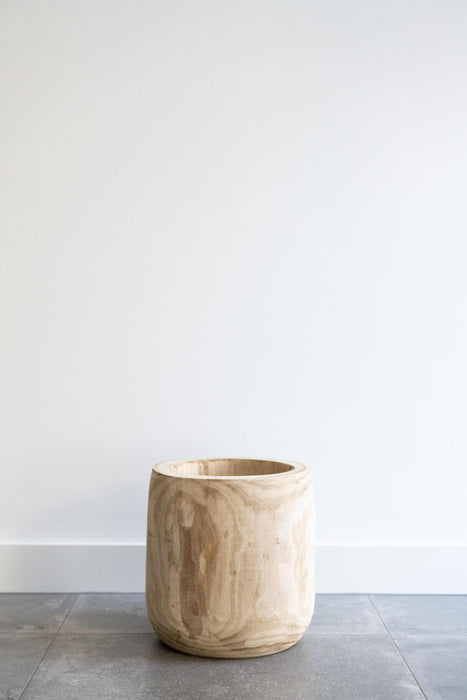 Pot - Hout lichtbruin - Pia pot - L - H31 - W29 - Plantenpot