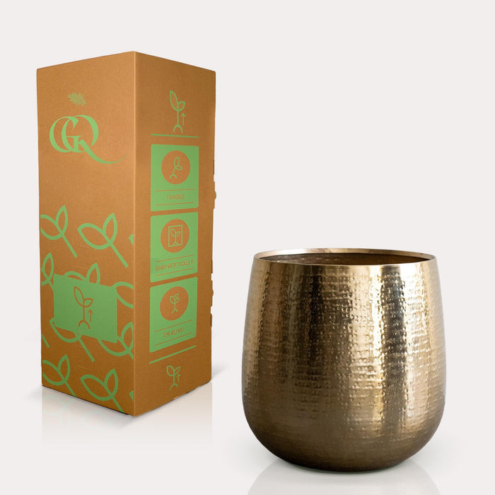Plantenpot - Goud - Gina Da Karakter  - L - H30 - W28