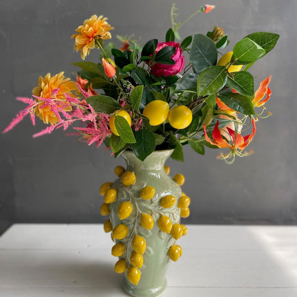 Kunstbloemen - Boeket L - Happy Vibes - ↕80cm