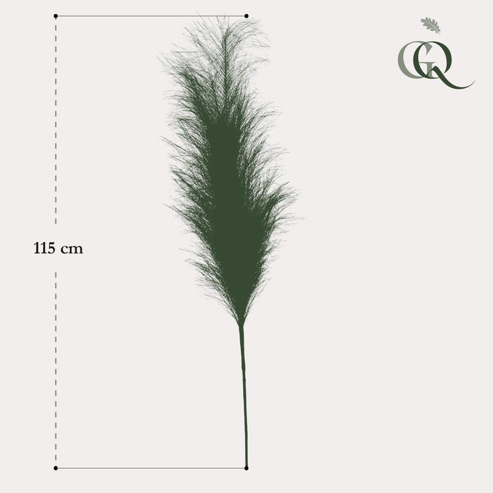 Kunstbloemen Solo - 6x - ↕115cm - Pampas Plumes - Crème