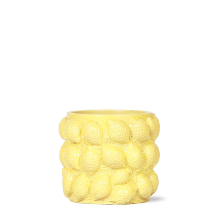 Lemon Flowerpot - Kolibri Home | Citrus pot yellow - Ø9cm