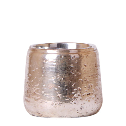 Kolibri Home | Luxury flower pot - Silver ceramic decorative pot - Ø9cm