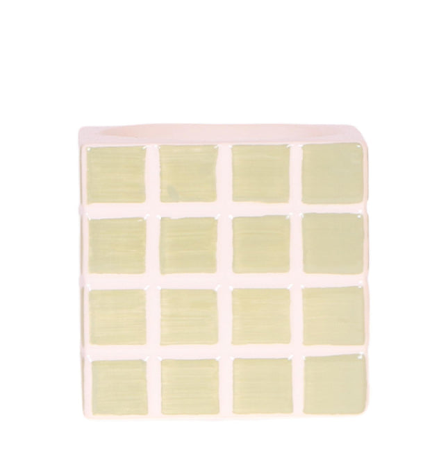 Kolibri Home | Maceta decorativa Mosa - Verde - Ø9cm
