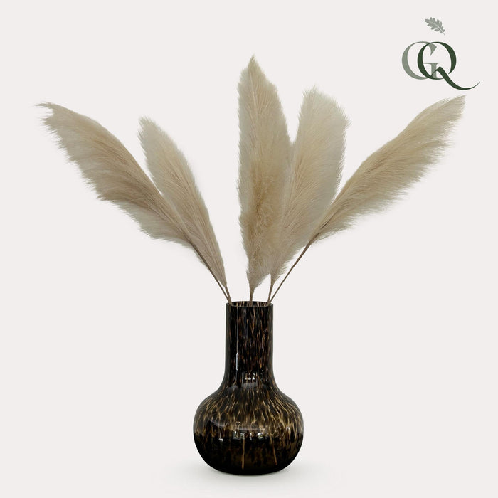 Kunstbloemen Solo - 6x - ↕115cm - Pampas Plumes - Crème