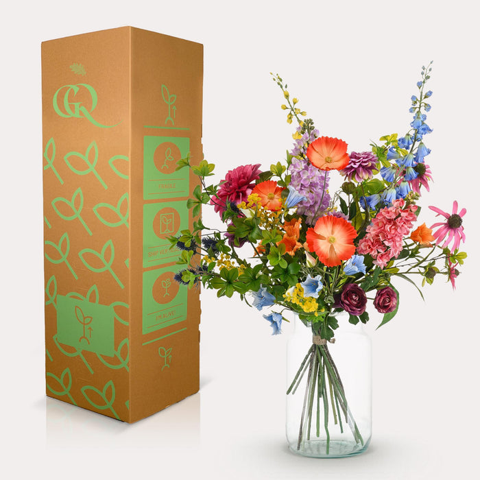 Kunstbloemen - Bouquet XL -  Electric Love - ↕90cm
