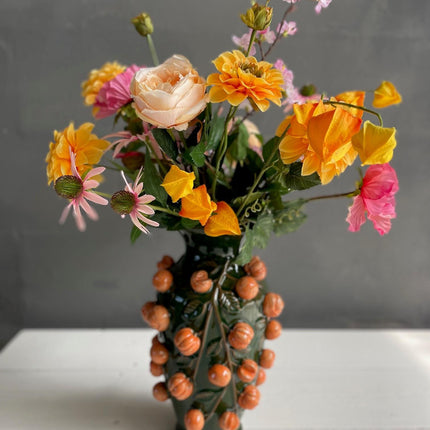 Kunstbloemen - Boeket L - Orange Summer - ↕80cm