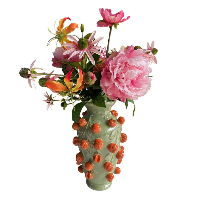 Kunstbloemen - Boeket L - Sparkling Pink - ↕80cm