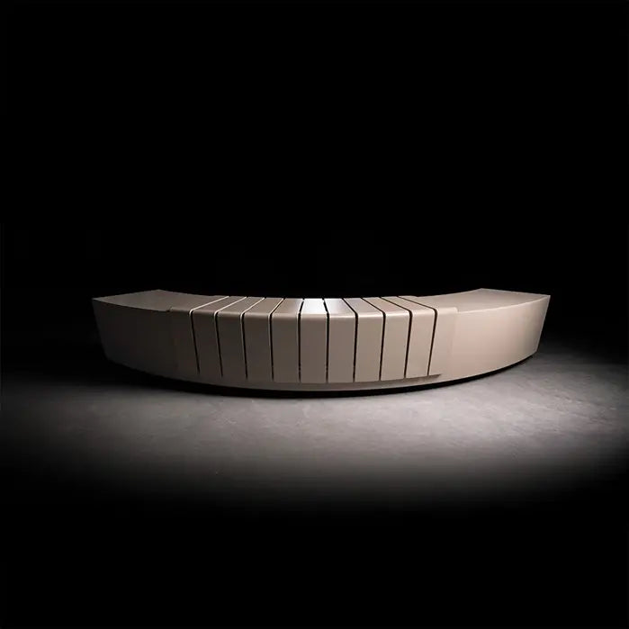 Keerwand Aluminium 'Revert' Binnenbocht 2000 x 2000 x 500 mm