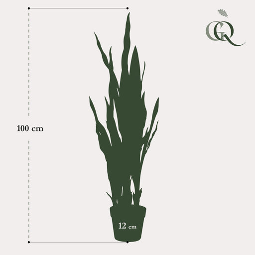 kunstplant-sanseveria-black-coral-vrouwentong-97-cm